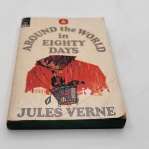 Jules Verne Around the World in Eighty Days Paperback Dell Laurel-Leaf Fair